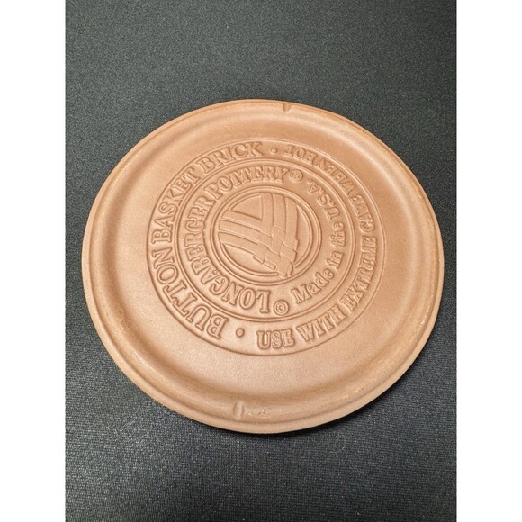 LONGABERGER BUTTON BASKET WARMING BRICK #30198 IN ORIGINAL BOX - Picture 2 of 5